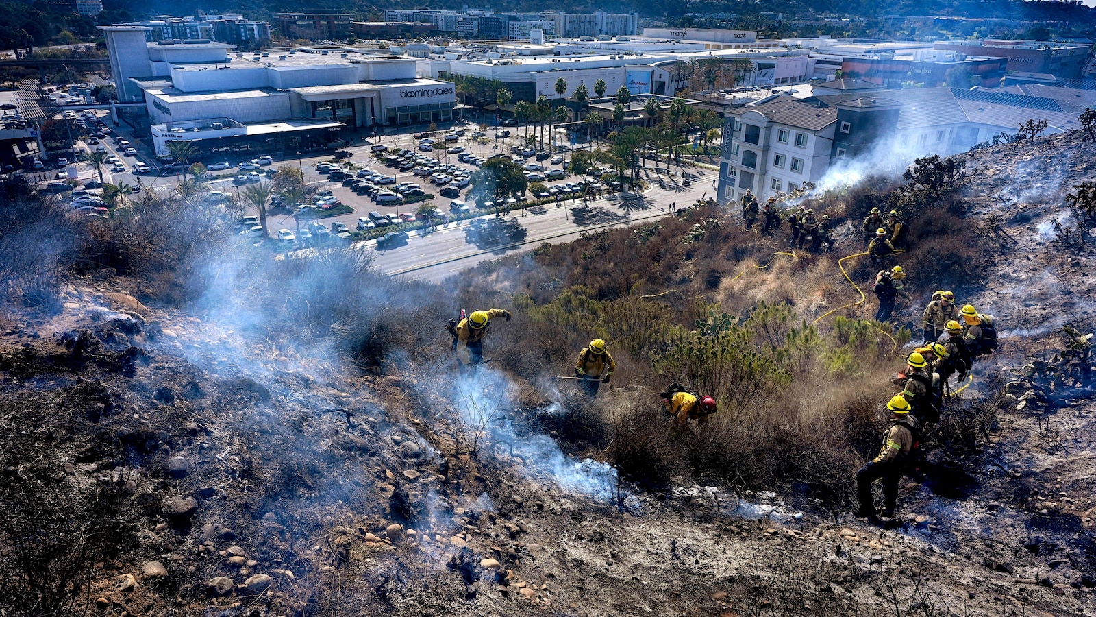 Fire risk and strong winds continue in Southern California with potential rain on the horizon - ABC News