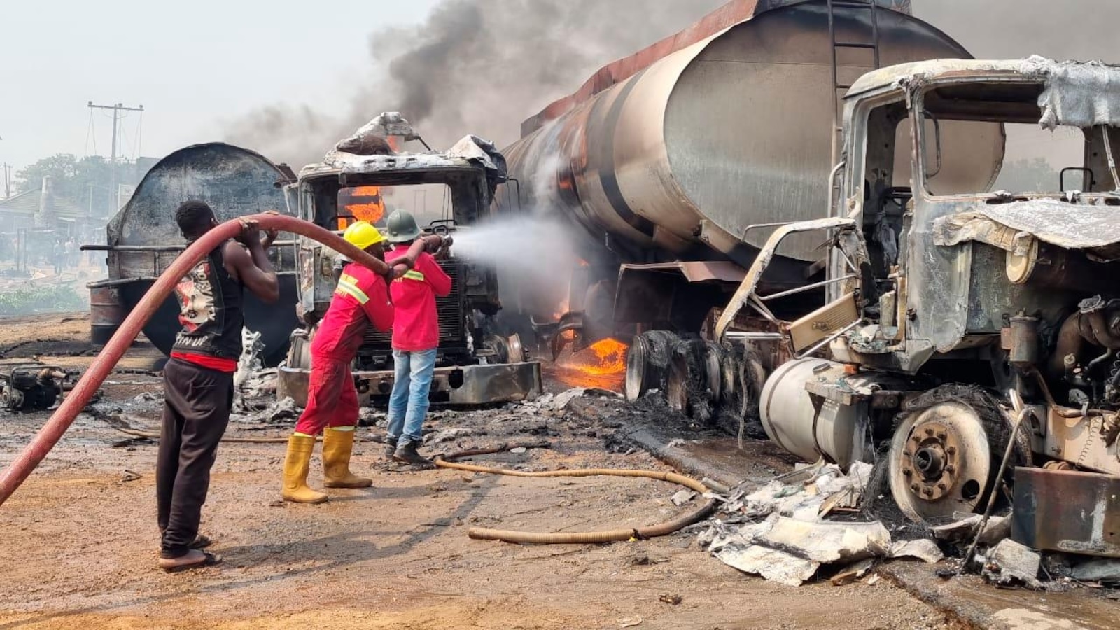 Death toll in Nigeria gas tanker explosion rises to 98 - ABC News